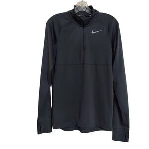 Nike Running Dri-Fit Women's Long Sleeve 1/4 Zip Activewear Pullover